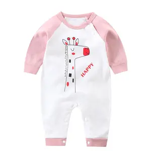 2023 phong cách mới bông unisex trẻ sơ sinh mặc phù hợp với trẻ sơ sinh Jumpsuit quần áo trẻ em Romper thiết lập để bán