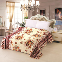 Offre spéciale Ensembles de couverture Raschel épaisse King Size en vison nuageux personnalisés haut de gamme en vente en gros en espagnol