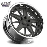Jante en alliage forgé sur mesure Fulcrum multi-rayons usinée CNC en aluminium forgé avec déport personnalisé pour Muscle Car