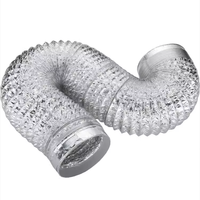Tube de ventilation en aluminium de 6 mètres d'épaisseur Conduit de ventilation flexible Conduit de ventilation d'air Tube de ventilation