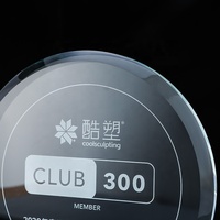 Plaques rondes et créatives en verre de cristal, avec Base en métal personnalisée, prix et 1500