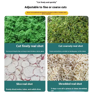 Nueva máquina de procesamiento de alimentación eléctrica de alta calidad para animales pequeños, cerdos, picadora doméstica, alimentador de pollo, molinillo de hierba - Product Image 5