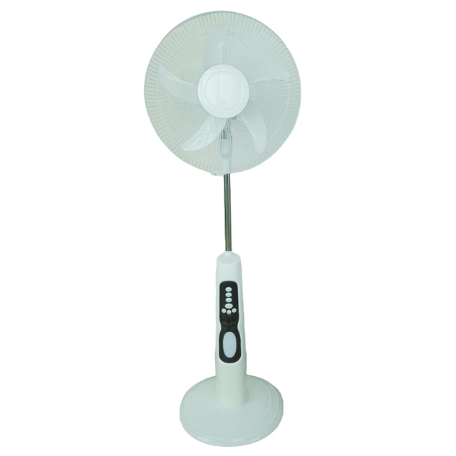 16 Inch Electric Fan Newest Solar Charging Floor Standing Fan Emergency Rechargeable With Remote Control