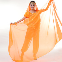 Bufanda de gasa larga fina de Color sólido de 220x120cm, velo de entrenamiento de clase de danza del vientre Oriental, chal suave tradicional