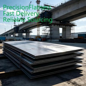 Chapa de Acero al Carbono Laminada en Caliente ASTM A283 Grado C Q195 Q235, Venta al por Mayor a Bajo <span class=keywords><strong>Precio</strong></span> por Kg, Placa de Acero al Carbono Industrial - Product Image 1