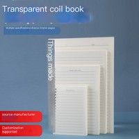 Carnet de composition ligné Omet personnalisé en gros, couverture rigide en PP, reliure thermique, cadeau pour étudiants et enseignants, formats A4/A5