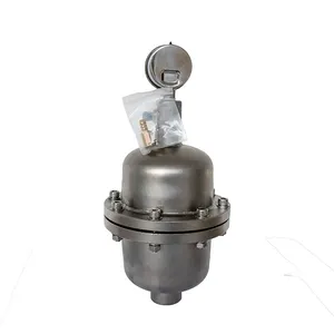 Peredam kantung udara diafragma baru peredam denyut baja tahan karat peredam riak untuk pompa pneumatik Outlet peredam SS304 SS316