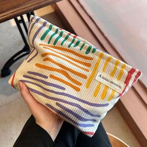 Bolsa <span class=keywords><strong>de</strong></span> Maquillaje <span class=keywords><strong>de</strong></span> Pana con Logotipo Personalizado, Bolsa <span class=keywords><strong>de</strong></span> Almacenamiento <span class=keywords><strong>de</strong></span> Viaje, Bolsa Cosmética con Cierre OEM, Bolsas <span class=keywords><strong>de</strong></span> Almacenamiento Retro Lindas para Mujeres, Regalos - Product Image 1