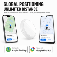 Localizador de Llaves de Silicona con Doble Sistema de Rastreo y Función de Llamada con un Solo Clic, Compatible con Find My y Find Hub, para Niños, Ancianos, Llaves, Mascotas y Viajes