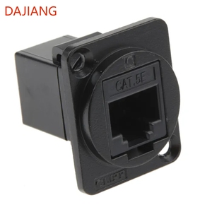 DAJIANG 맞춤형 <span class=keywords><strong>2</strong></span> 포트 Rj45 모듈러 잭 Cat5E RJ45 암-암 CSK 구멍 노트북용 DC 출력 이더넷 커넥터 - Product Image 4