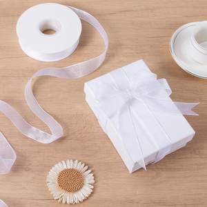 Tissu d'organza élégant de haute qualité, <span class=keywords><strong>ruban</strong></span> transparent léger et doux pour l'emballage de bouquets de fleurs, l'emballage de cadeaux, la fabrication d'artisanat - Product Image 5