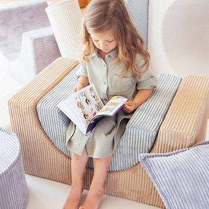 Precio de Fabricante JL JL-BBC-23948-03 Bloques de Poliéster Creatividad Imaginación Almohadas Modulares para Niños Cilíndricas Geométricas - Product Image 4