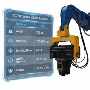 <span class=keywords><strong>Marteau</strong></span> vibrant robuste TDC 12m 15m 18m pour machine à palplanches, ponceuse hydraulique vibrante, moteur de ponceuse à poteaux en acier, ponceuse à poutres en H, ponceuse à pieux en <span class=keywords><strong>béton</strong></span> - Product Image 5