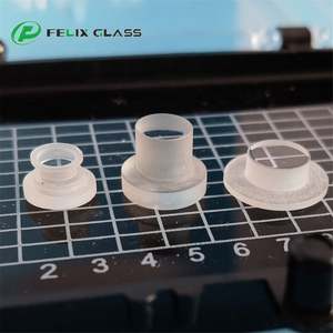 FELIX Fenêtre optique en verre de silice fondue avec revêtement protecteur AR en cristal de saphir, forme en marche, couverture de lentille UV IR - Product Image 2