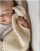 Personnaliser un doudou en coton 100% tricoté, doux et apaisant pour bébé, cadeau pour nouveau-né