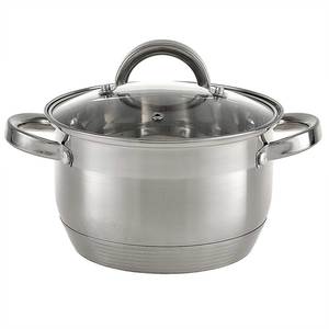 Juego de utensilios de cocina de cazuela de acero inoxidable de nuevo diseño moderno 2025, ollas ecológicas con tapa de vidrio <span class=keywords><strong>para</strong></span> el hogar y la cocina, <span class=keywords><strong>Camping</strong></span> - Product Image 3