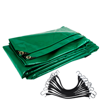 Bâche en polyester enduit PVC imperméable 3x4m 550gsm pour camping, tente extérieure, auvent, couverture de camion (en rouleau)