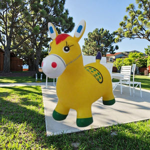 Jouets gonflables pour enfants en PVC bon marché personnalisés, vache, animal, certifié EN71, conforme à la norme CE, 62x49x27cm - Product Image 2