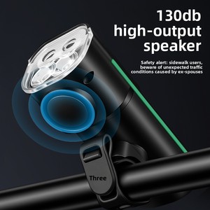 Faro Anteriore <span class=keywords><strong>LED</strong></span> per Bicicletta JF 3600 mAh, Lampada <span class=keywords><strong>Frontale</strong></span> a Batteria ad Alta Intensità per Pedalate Notturne in Città e su Strada - Product Image 2