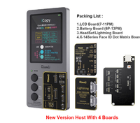 Qianli iCopy Plus LCD Programmeur de réparation de couleur d'origine pour téléphone 11 12 13 14 XR XSMAX XS 8P 8 7P 7 Réparation tactile de vibration