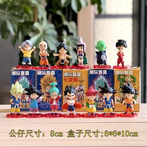 Ensemble de figurines PVC en boîte mystère, anime japonais tendance, Goku, Gohan, <span class=keywords><strong>Vegeta</strong></span>, <span class=keywords><strong>Bulma</strong></span>, Piccolo - Product Image 6