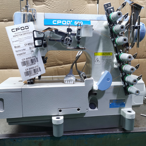 จักรเย็บผ้าอุตสาหกรรมแบบอินเตอร์ล็อค CP-W500D ความเร็วสูง ขับเคลื่อนโดยตรง สามเข็ม เจ็ดเส้นด้าย สำหรับผ้าเดนิมหนา - Product Image 1