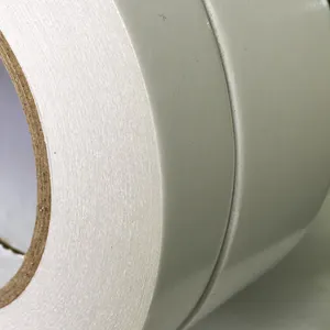 Industrial Adhesive Tape Nonwoven Solvent Acrylic Self Adhesive Paper Roll Thin Industrial Double Sided Tissue Tape