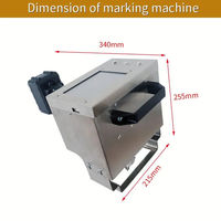 Machine de marquage à micro-percussion portative pour plaques signalétiques, machine d'estampage à points métalliques portable