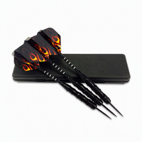 Fléchettes professionnelles personnalisables avec corps en acier, pointe en acier 95%, tige en aluminium, 26g, diamètre 6.5mm, emballage personnalisé 15040