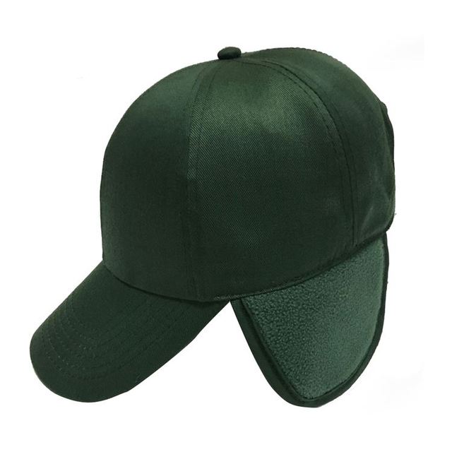 Winter Unisex Outdoor Knitted Windproof Polyester Warm  Trapper Hat with Ear Flap