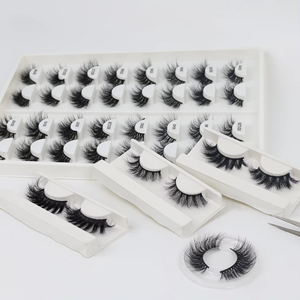 Naturel Vaporeux Volume Faux Vison Cils Nouvelle Marque Privée Moelleux Naturel C Curl Bande Cils En Gros Faux Cils - Product Image 3