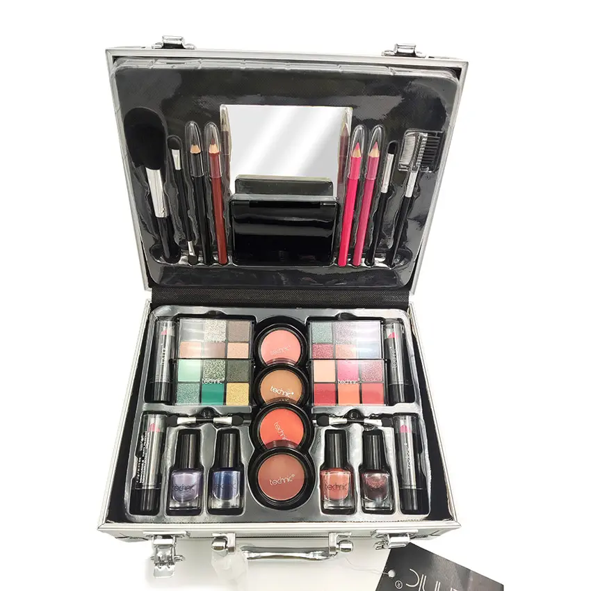 Professional Makeup Set 50Pcs Essential Makeup Start Kit with Cosmetic Box All in One Makeup Gift Set