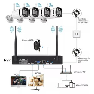 <span class=keywords><strong>Kit</strong></span> de CCTV Analógico de 8 Canales y 8MP para Exteriores, con DVR, Audio y Video, a Todo Color, <span class=keywords><strong>4K</strong></span> Ultra HD, Sistema de Cámaras de Seguridad Cableadas - Product Image 6
