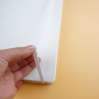 Regalo Promocional, Cuaderno Escolar de PU Blanco con Páginas Interiores de 80g, Tamaño A5, con Logotipo Personalizado y Banda Elástica, en Oferta
