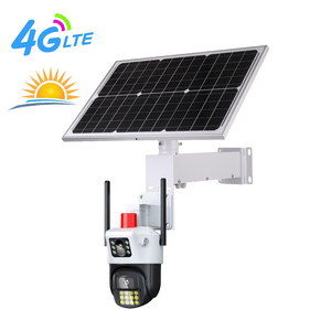 20Ah Pin Lớn Nhanh Hơn Sạc Năng Lượng Mặt Trời Sao Lưu Không Dây Ống Kính Đôi 4G <span class=keywords><strong>Camera</strong></span> An Ninh Cho Tuck Với 40W Năng Lượng Mặt Trời Pad - Product Image 2