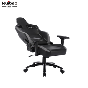 <span class=keywords><strong>Sedia</strong></span> <span class=keywords><strong>da</strong></span> <span class=keywords><strong>Gaming</strong></span> Ergonomica Ruibao con Schienale Alto, Reclinabile, Stile Racing, Braccioli 4D, in Pelle PU Nera, Sollevamento a Gas a 3 Fasi, per PC - Product Image 2