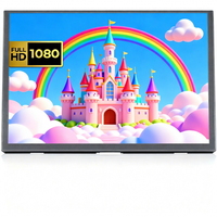 Moniteur portable unique de 15,6 pouces économique 1080P IPS USB-C/HDMI pour les étudiants, les joueurs, extension d'écran quotidienne