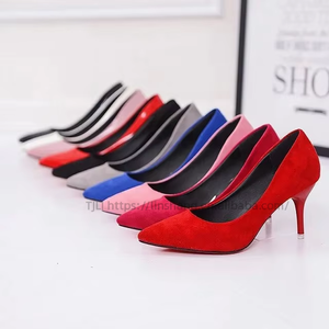 รองเท้าส้นสูงสไตล์เกาหลี สีพื้น เรียบง่าย น้ำหนักเบา สำหรับผู้หญิง - Product Image 5
