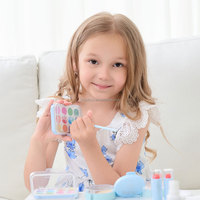 Jouets de maquillage pour enfants, ensemble de jeu de princesse, ensemble de beauté pour filles, jouets amusants avec fards à paupières et rouges à lèvres