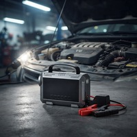 Démarreur de voiture sans fil professionnel OEM/ODM 6000 mAh, pompe à air et batterie externe multifonction 12 V, lampe de poche portable d'urgence
