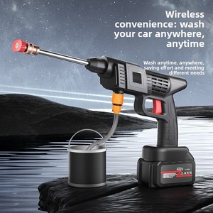 Pistola de Agua Manual de Alta Presión para Lavado de Autos con Batería de Litio Recargable para Uso Doméstico - Product Image 2