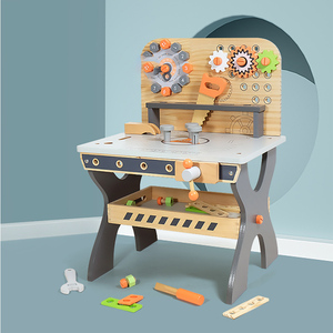 Jouets éducatifs Montessori en bois, outils réalistes pour enfants, table d'activités pour tout-petits, jouets d'outils pour garçons et filles, vente en gros, best-sellers - Product Image 1