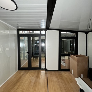 Afneembare Uitbreidbare Container Huis Geprefabriceerde Draagbare Huis Kleine Villa Met <span class=keywords><strong>3</strong></span> Slaapkamer En Binnenplaats - Product Image 5