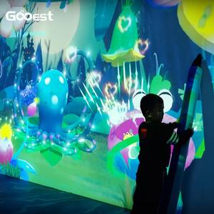 Gooest <span class=keywords><strong>Graffiti</strong></span> World Sistema de juego interactivo Proyector de interior Activar Piso 3D Ar Juego Niños Entretenimiento Centro comercial - Product Image 5