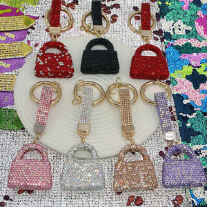 HOT Anime Soft Pottery Christmas Tree Carabiner Keychain Cute Personality Waterproof 3D Quartz Crystal Bag Pendant Accessories