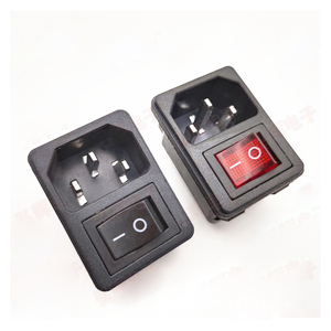 10A 250V 3Pin IEC320 C14 Inlet Module <b>Plug</b> <b>With</b> <b>Switch</b> Male Power - Product Image 5