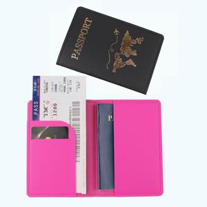 Funda de Pasaporte de Cuero PU con Bloqueo RFID y Logotipo Personalizado, Etiqueta de Equipaje de Estilo Ejecutivo, Porta Tarjetas - Product Image 5