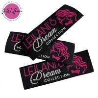 Étiquettes personnalisées pour perruque, accessoires de perruque, Logo personnalisé, petite quantité disponible