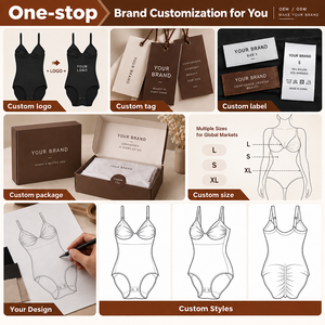 <span class=keywords><strong>Body</strong></span> sculptant intégral sans couture, effet ventre plat et remonte-fesses, maintien moyen, une pièce - Product Image 6