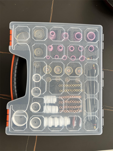 UPPER WP17/18/26 Lente de Gas Grande <span class=keywords><strong>4GL</strong></span> 153 Kits 1.6/2.4/3.2mm Antorcha TIG Consumibles de Soldadura - Product Image 4